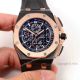 Japan Grade Clone Audemars Piguet Rose Gold Black Rubber Wrist watch (2)_th.jpg